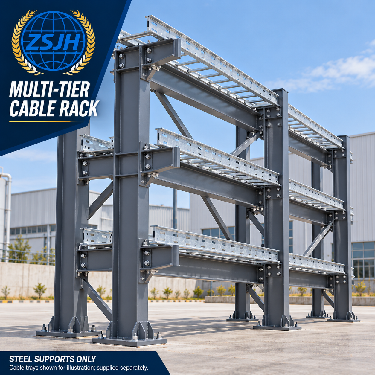 Industrial Steel Cable Rack Structures from China manufacturer - ZSJH ...